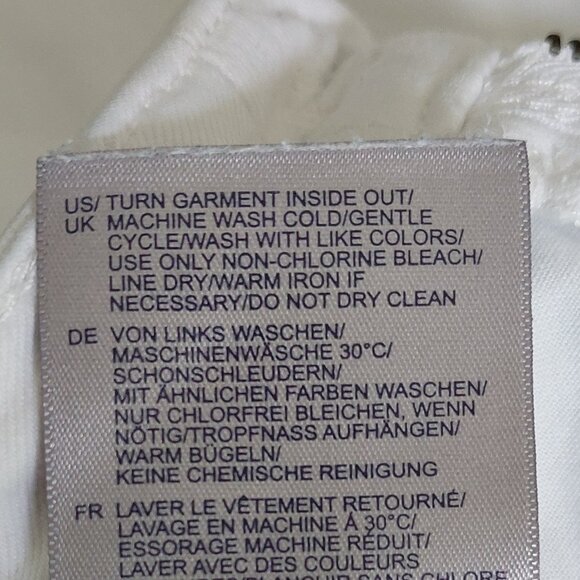 NYDJ LiftXTuck Technology White Wide-Leg Ankle Denim Jeans -Women's Size 14 - Picture 12 of 14